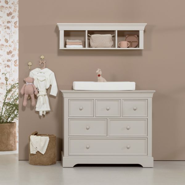 Kidsmill Chateau Babykamer Oatmeal | Bed 60 x 120 cm + Commode