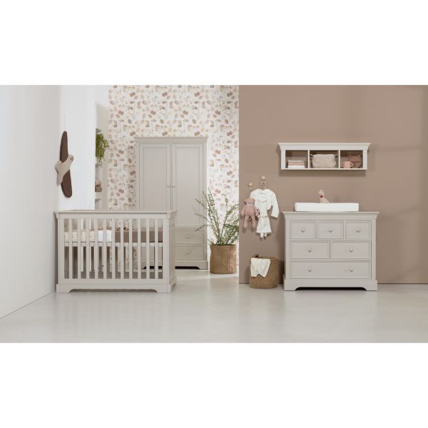 Kidsmill Chateau Babykamer Oatmeal | Bed 60 x 120 cm + Commode
