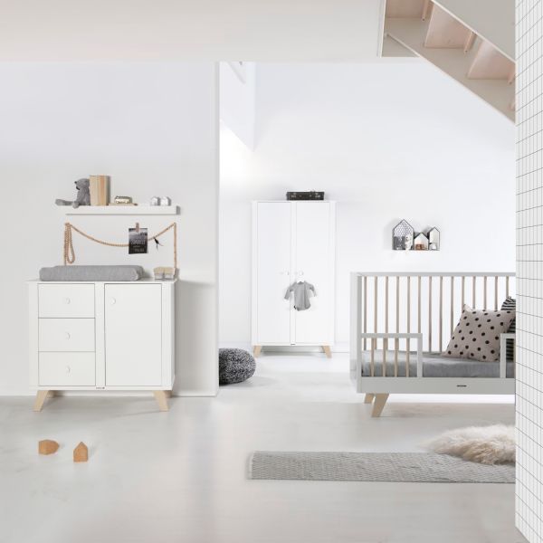 Kidsmill Lars Commode Wit / Naturel