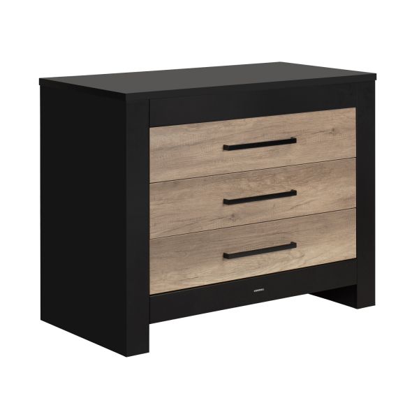 Kidsmill Long Island Commode Zwart / Oldwood