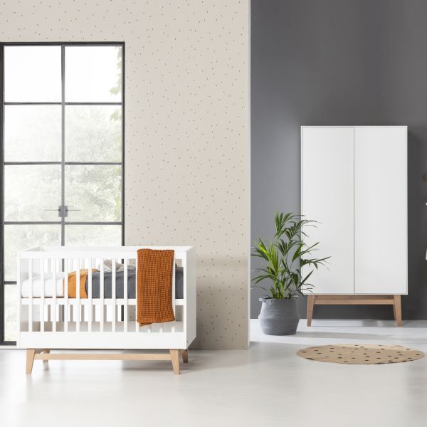 Kidsmill Noud Babybed Wit 70 x 140 cm