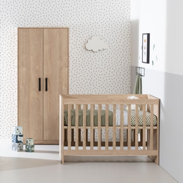 Europe Baby Nova Babybed Eiken 70 x 140 cm