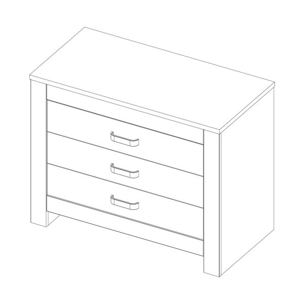 Kidsmill Long Island Commode Wit