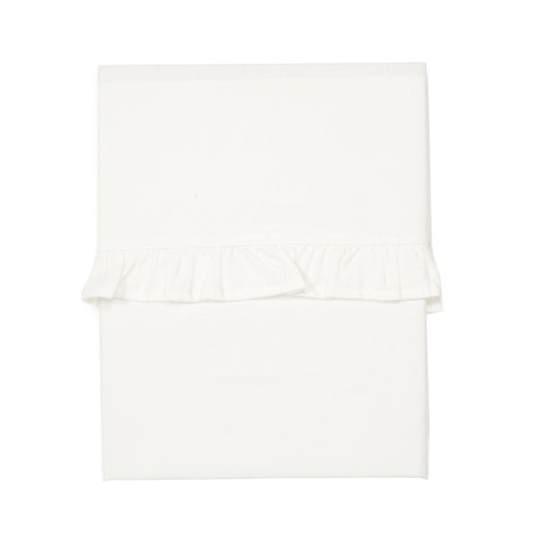 Koeka Ruffle Wieglaken Warm White 80 x 100 cm