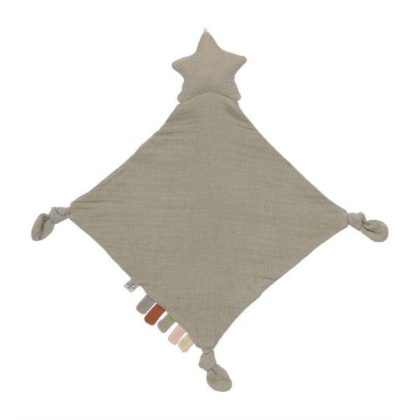 Laessig Star Knuffeldoekje Olive