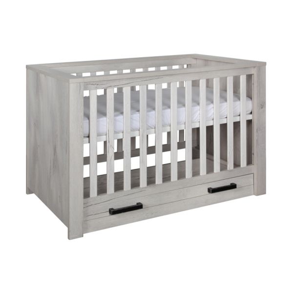 Kidsmill Sem Nautic Grijs Babybed Met Lade 70 x 140 cm