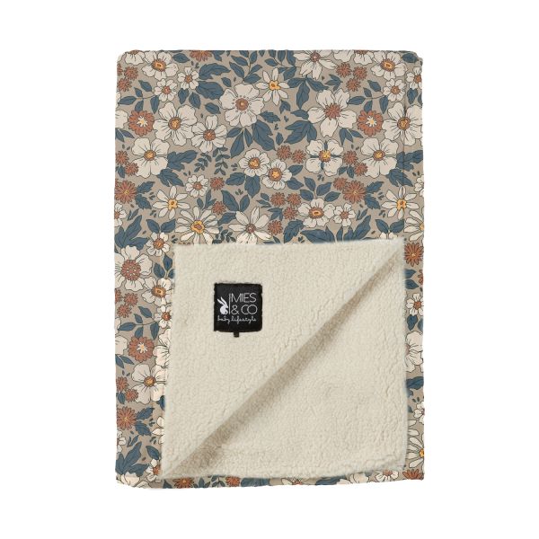 Mies & Co Soft Wild Flower Wiegdeken Rust 70 x 100 cm