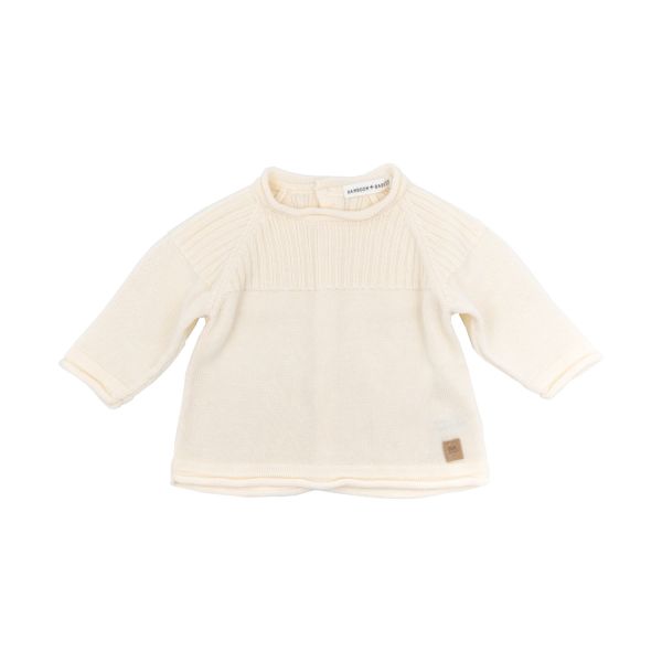 Bamboom Knitted Trui Wit 3 Mnd