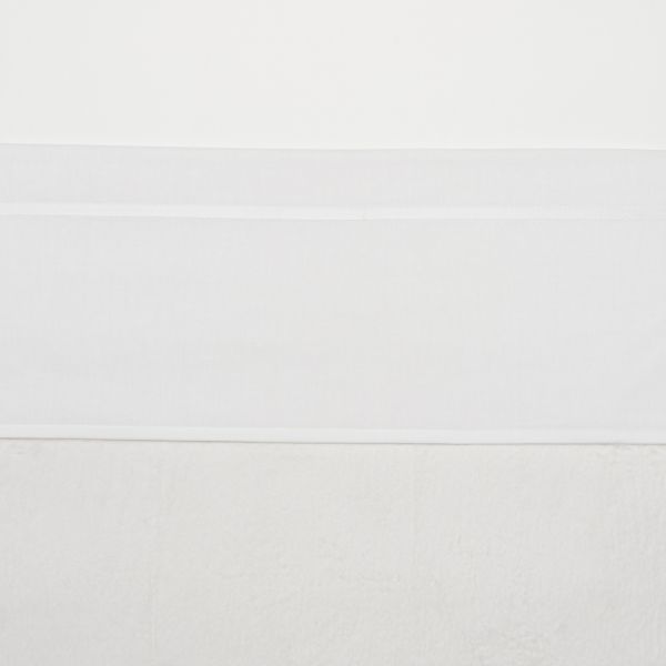 Meyco Ledikantlaken Wit Met Bies Wit 100 x 150 cm
