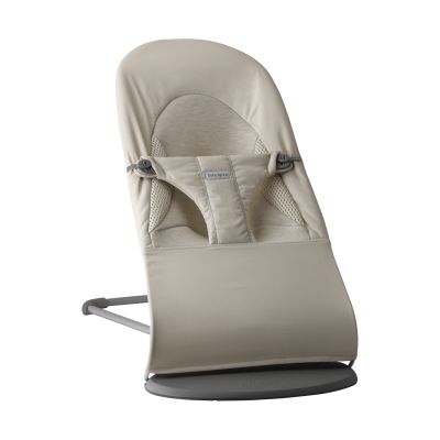 BabyBjörn Balance Soft Wipstoeltje Geweven Jersey Tri-Fabric - Zandgrijs
