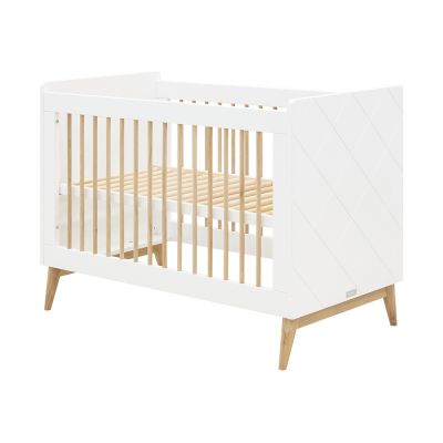 Bopita Paris Ledikant Wit / Eiken 60 x 120 Cm
