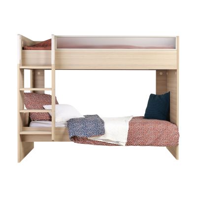 Gautier Dimix Stapelbed 90 x 200 cm - Gestructureerd Eikenhout 