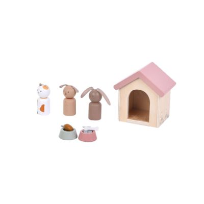 Little Dutch Aanvulset Poppenhuis - Huisdieren