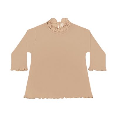 UAUA Ruffled T-Shirt Lange Mouwen - Rosado