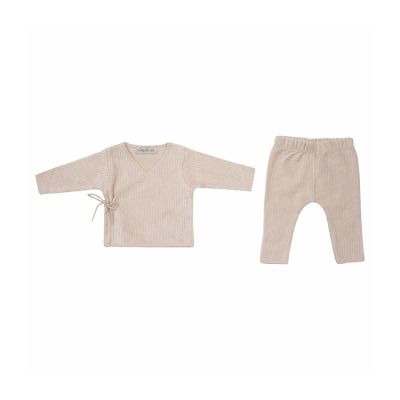Witlof For Kids Velvet Rib Overslagtruitje + Broekje