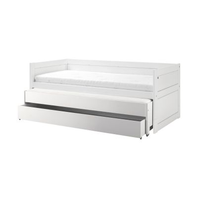 LIFETIME Kidsrooms Kajuitbed Met Logeerbed Wit Gelakt incl. Rolbodem