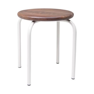 KidsDepot Krukjes - Circle Set Van 2 - Walnoot/Beige