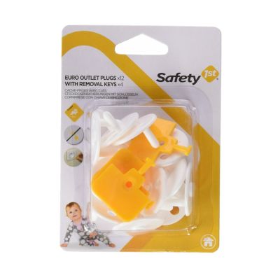 Safety 1st Stopcontactbeschermers Met Sleutel 12 Stuks