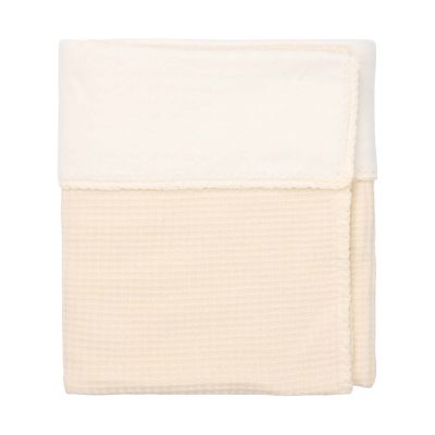 Koeka Malaga Wiegdeken - Maat 100 x 75 - Cotton Fleece - Warm White
