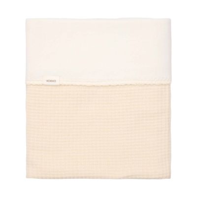 Koeka Malaga Ledikantdeken - 100 x 150 - Cotton Fleece - Warm White 