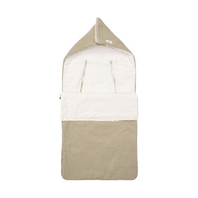 Koeka Malaga Voetenzak Autostoel - Fleece - Sage 