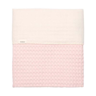 Koeka Amsterdam Wafel Wiegdeken - Maat 100 x 75 - Cotton Fleece - Candy 