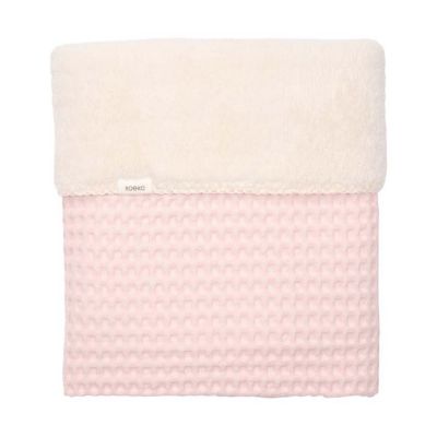 Koeka Oslo Ledikantdeken - Maat 100 x 150 - Wafel/Teddy - Candy 