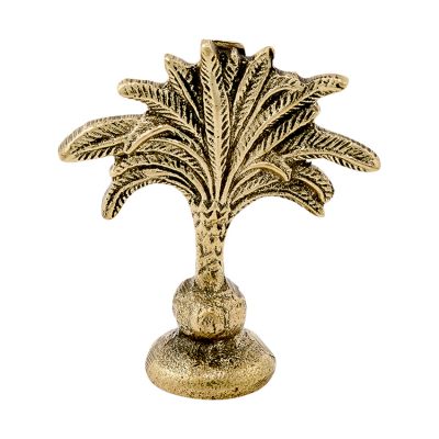 Doing Goods Marlin Palm Card Holder - Gold Shiny