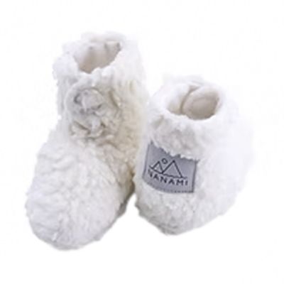 Nanami New Born Shoes - Teddy - Off White