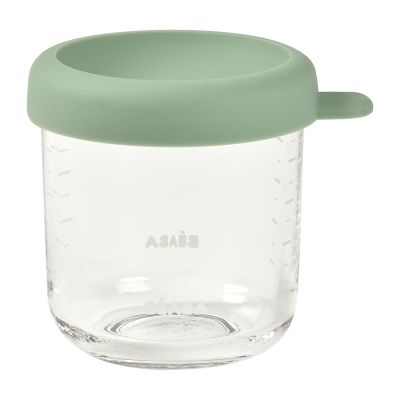 Beaba Glazen Bewaarpotje – 250 ml – Groen   