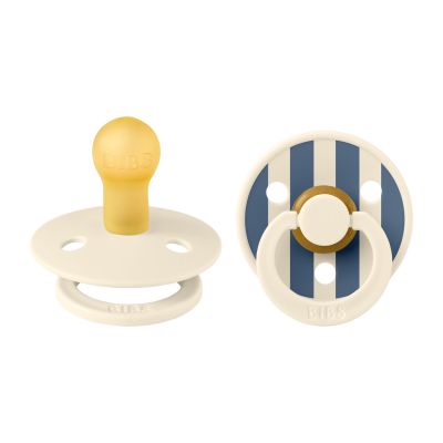 BiBs Studio Pin Fopspeen - Rond - 2 Stuks