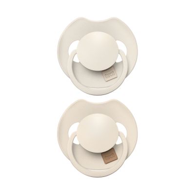 Difrax Dynamic Lovi Prime Fopspeen - Rond - 2 Stuks - 18+ Mnd - Coconut/Ivory
