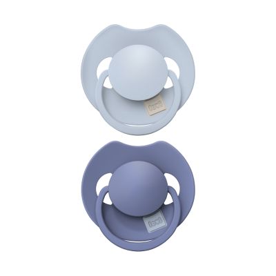 Difrax Dynamic Lovi Prime Fopspeen - Rond - 2 Stuks - 18+Mnd - Baby Blue/Blue 