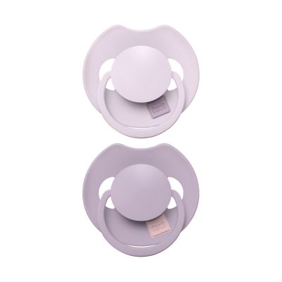 Difrax Dynamic Lovi Prime Fopspeen - Rond - 2 Stuks - 18+ Mnd - Lilac/Violet 