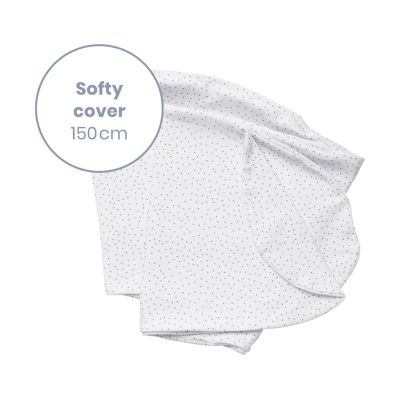Doomoo Softy Silver Dots Voedingskussenhoes