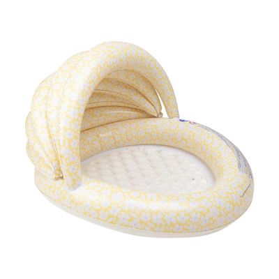 Swim Essentials Kinderzwembadje - Florish Yellow Canopy - Ø100 cm