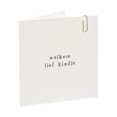 Ikpakjein Kaart - Welkom Lief Kindje