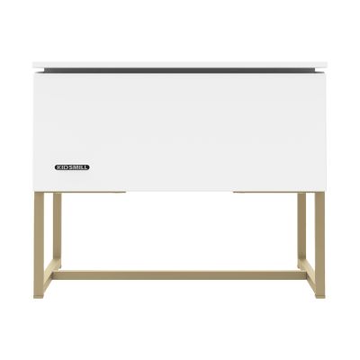 Kidsmill Intense II Nachtkastje - Wit / Patinated Brass