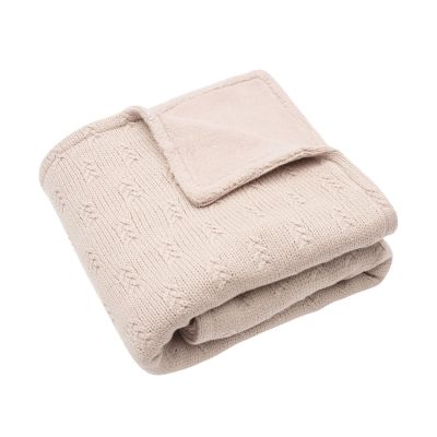 Jollein Grain Knit Ledikantdeken - Velvet