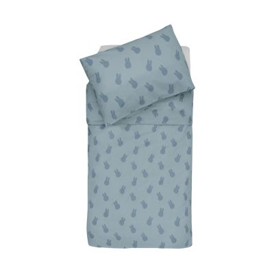 Jollein Miffy Shadow Dekbedovertrek - 100 x 140 cm - Sea Green