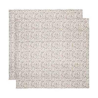 Jollein Retro Flowers Hydrofiel Luier - 2 Stuks