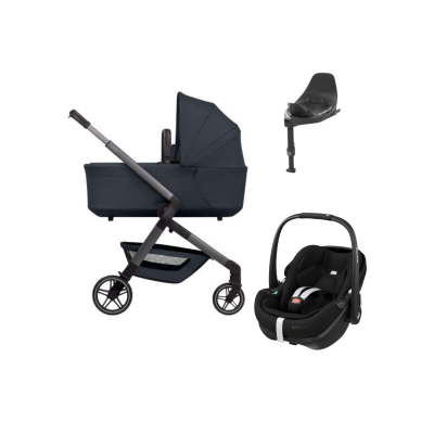 Joolz Hub Kinderwagen | Pebble 360 Autostoeltje | FamilyFix 360