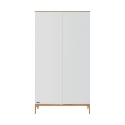 Kidsmill Intense II Kledingkast - 2-Deurs - Mat Wit / Eiken