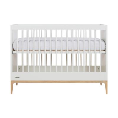 Kidsmill Intense II Ledikant - 60 x 120 cm - Mat Wit / Eiken