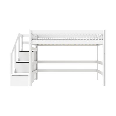 LifeTime Breeze Lage Hoogslaper – Trapkast – Luxe Lattenbodem