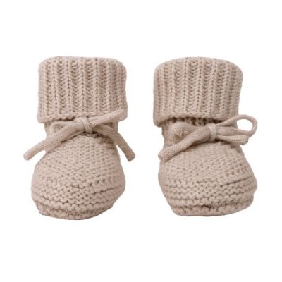 Lodger Knit Slofjes - 0-6 mnd - Birch