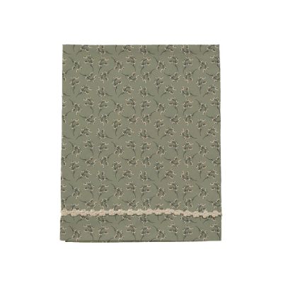 Mies &amp; Co Daisies Wieglaken - 80 x 100 cm - Teagreen