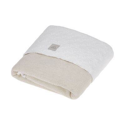 Nanami Knitlook Ledikantdeken - Dubbelzijdig - Naturel