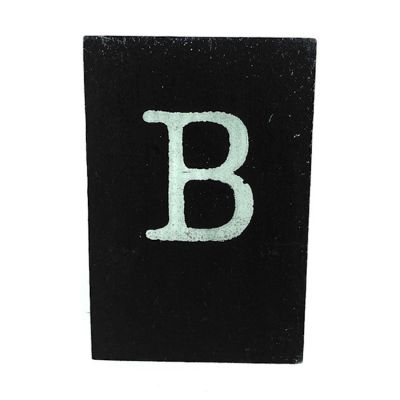 CottonCounts Letter B - Zwart
