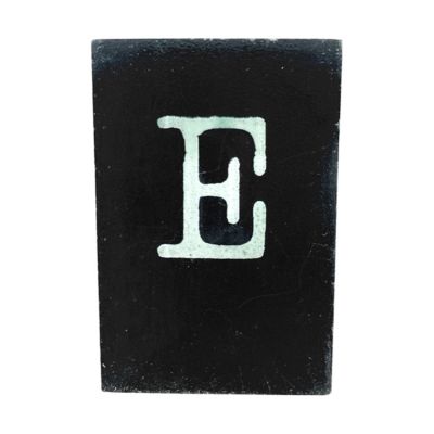 CottonCounts Letter E - Zwart
